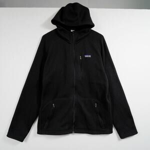 Patagonia Better Sweater Hoodie Black Fleece Men’s Large